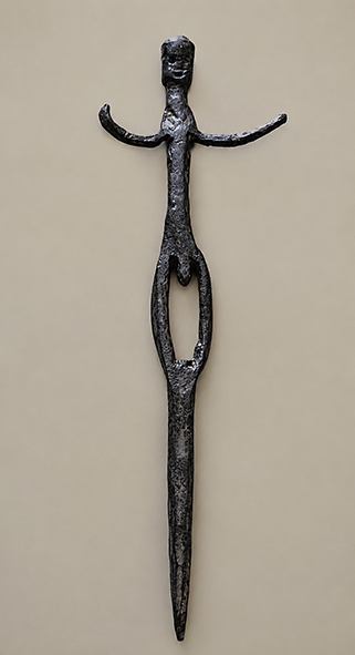 stilo rituale in ferro bambara, Mali, Museo Etnografico CAM SAFA